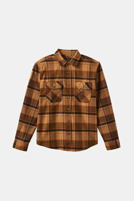 Bowery Flannel Whitecap Pinecone Brown Burrow