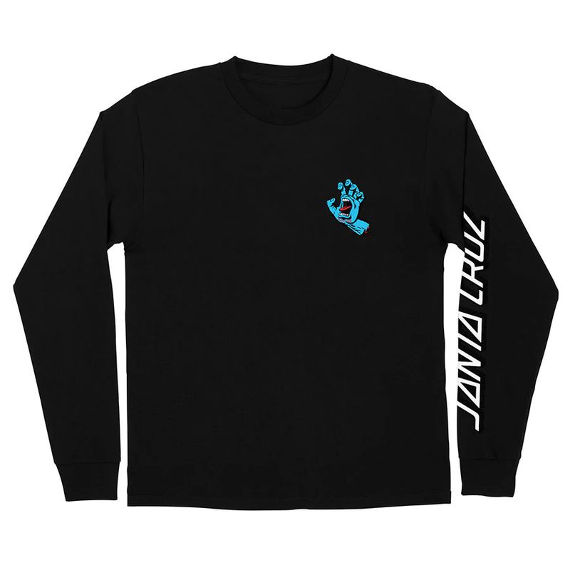 Santa Cruz Screaming Hand LS Black