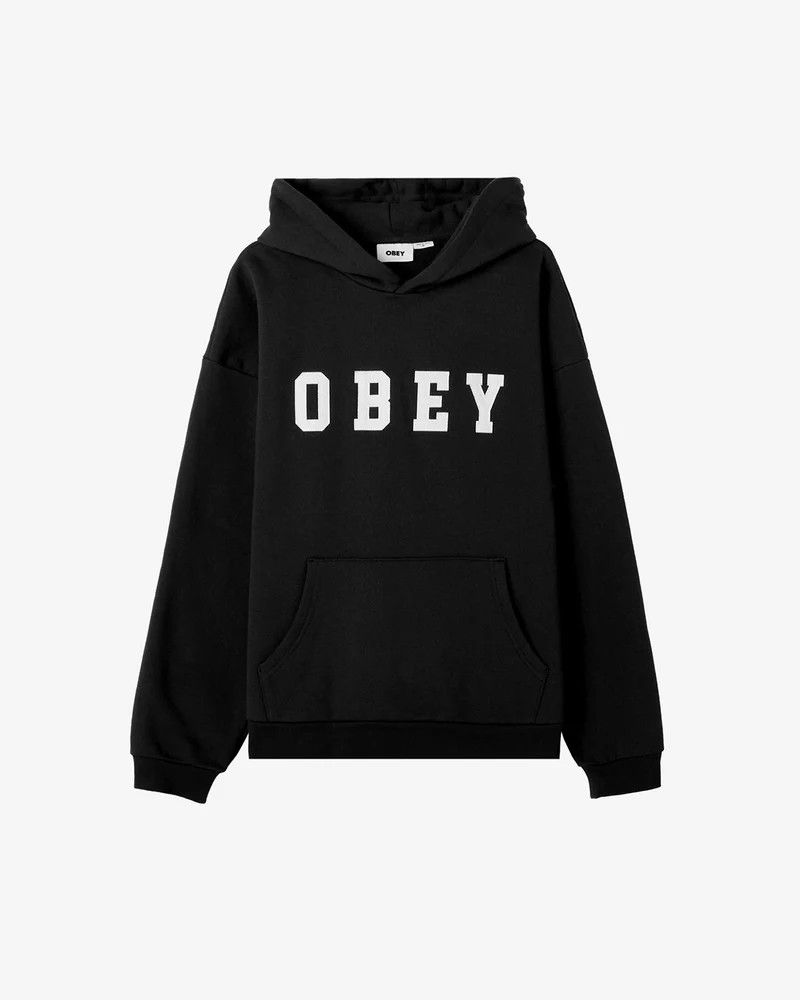 Obey Felt Extra Heavy Hood Black 