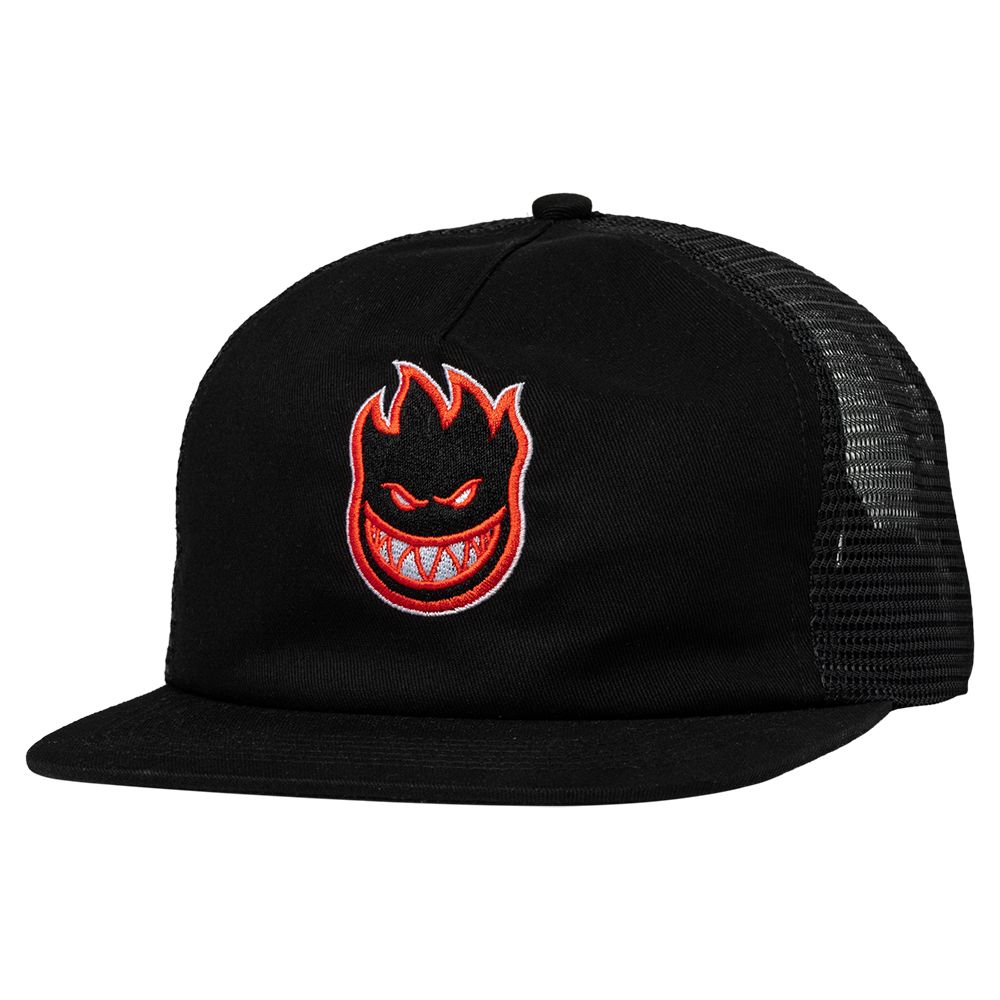 Spitfire Bighead Fill MESH Snapback BLACK/BLACK/RED/WHITE