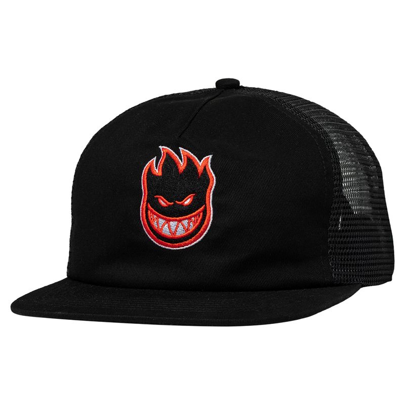 Spitfire Bighead Fill MESH Snapback BLACK/BLACK/RED/WHITE