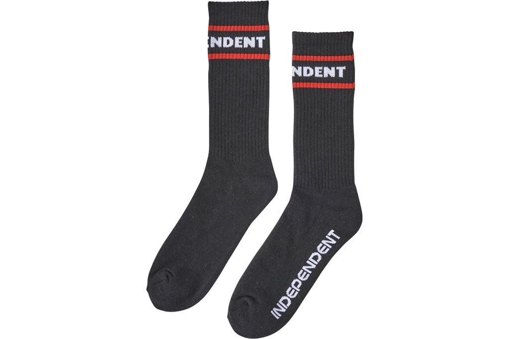 Independent ITC Streak Crew Sock Black