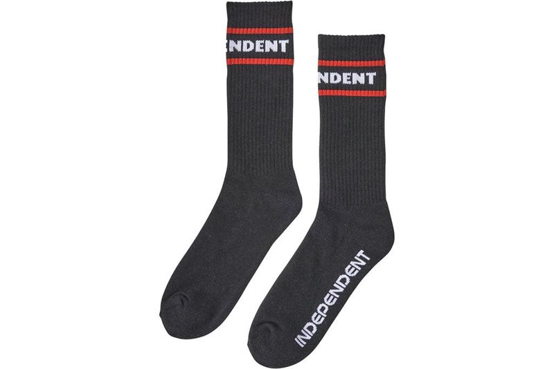 Independent ITC Streak Crew Sock Black