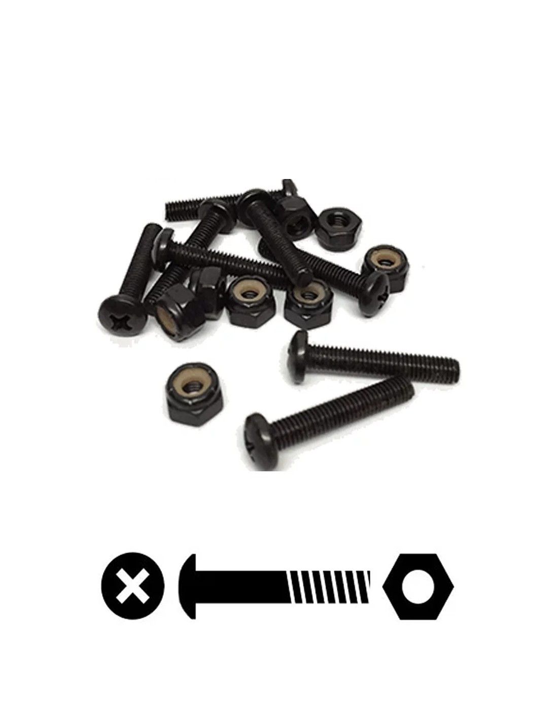 1" Panhead Hardware  for drop thru boards.  Set of 8