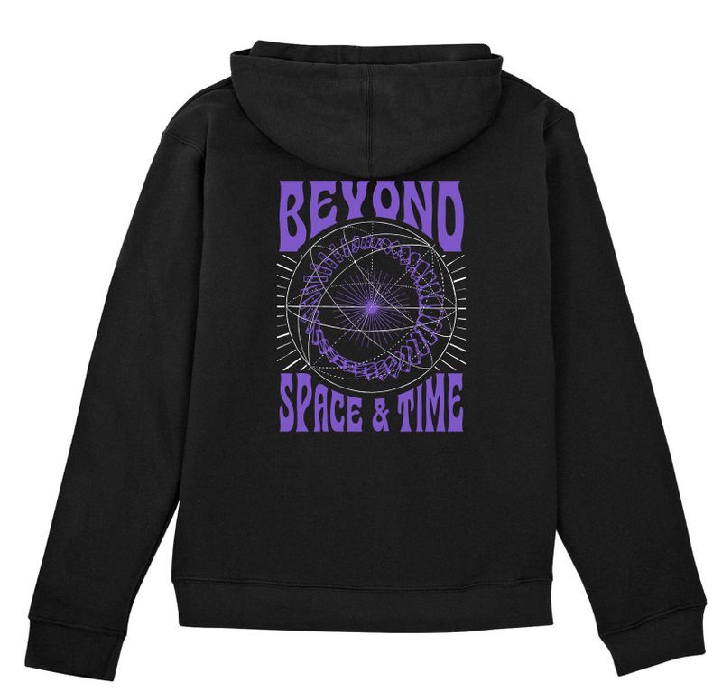 Beyond Space and Time Hood Black 