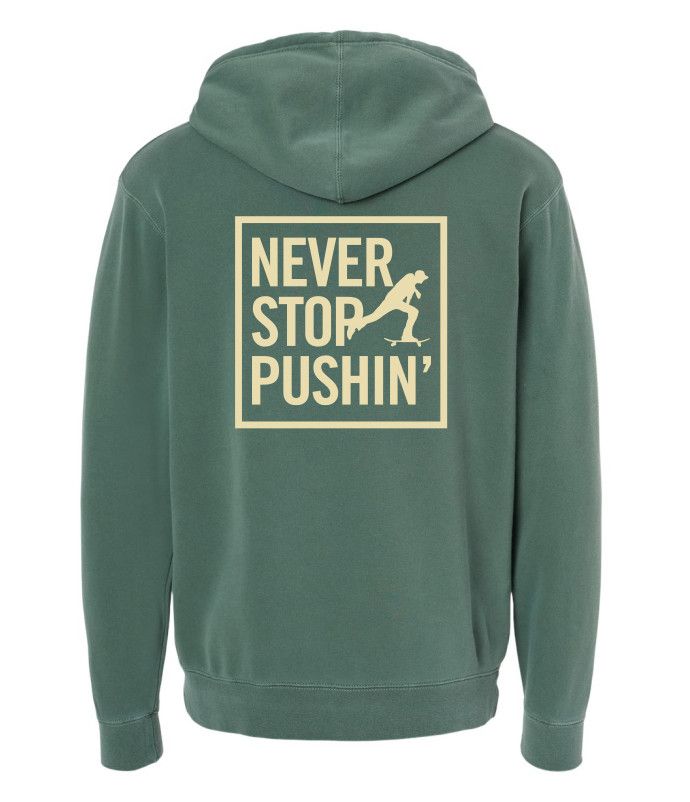 Never Stop Box Script Hood Alpine Green