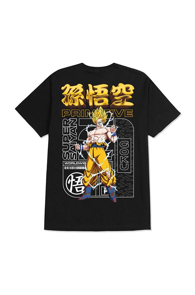 Primitive DBZ Spirit Tee Black 
