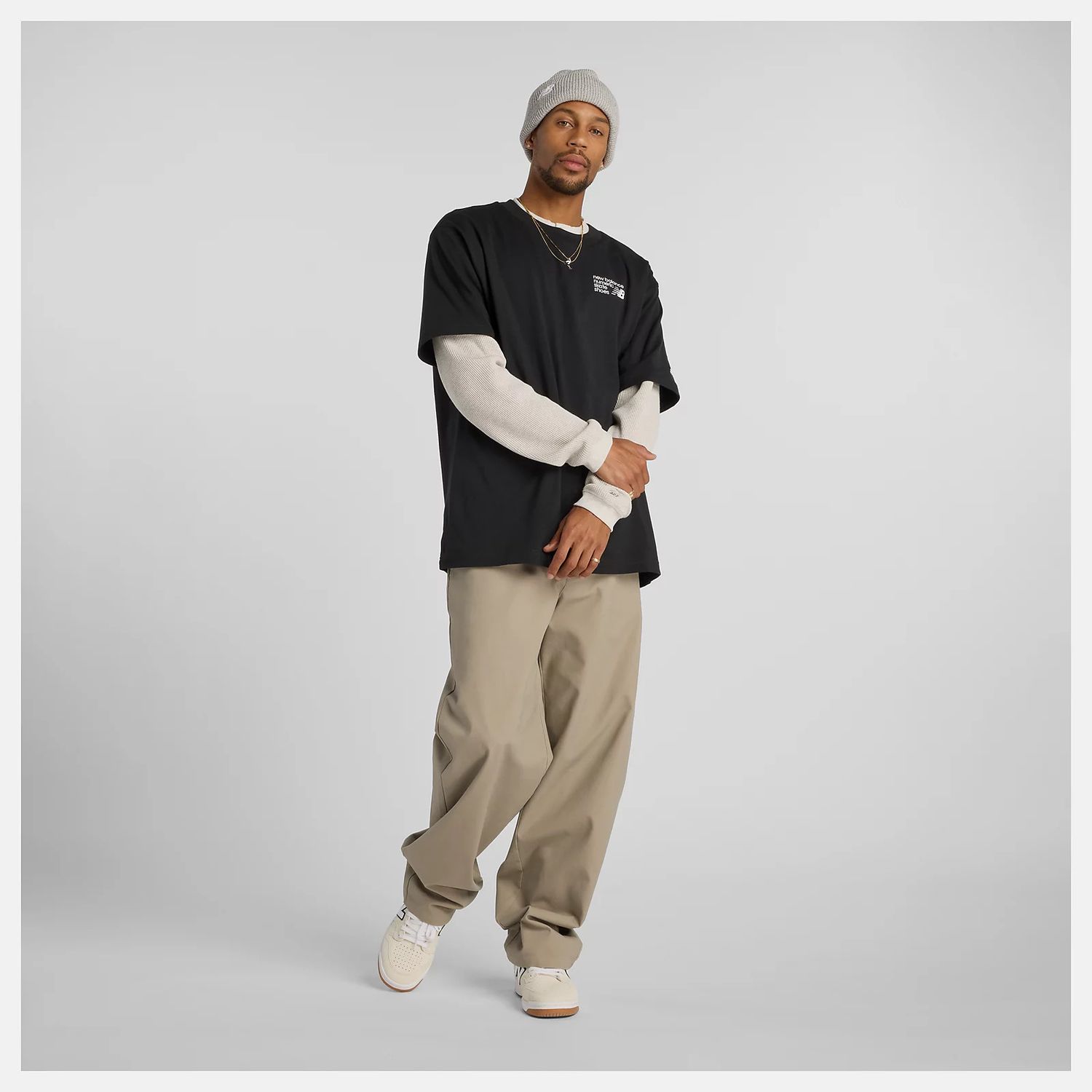 NB# Small Logo Tee Black