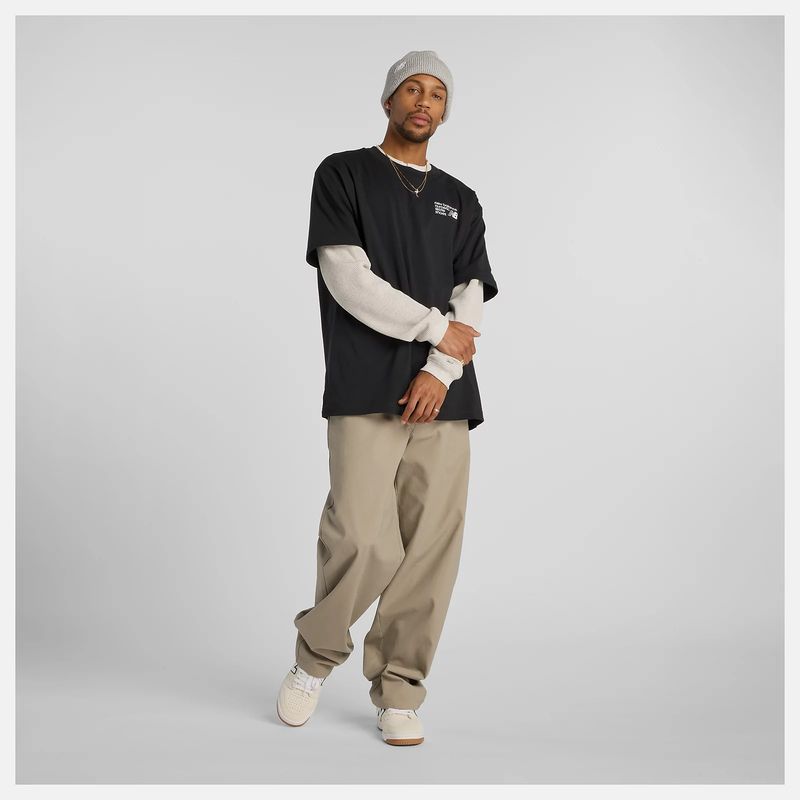 NB# Small Logo Tee Black