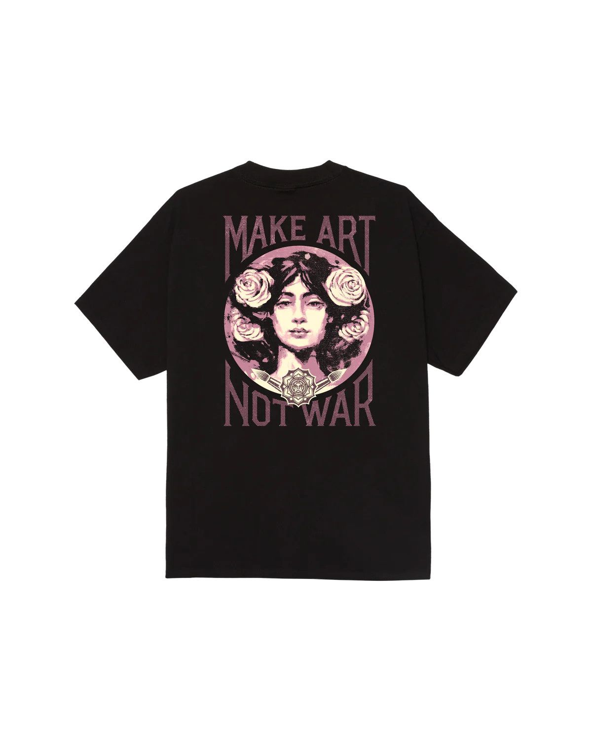 OBEY MAKE ART NOT WAR TEE Black