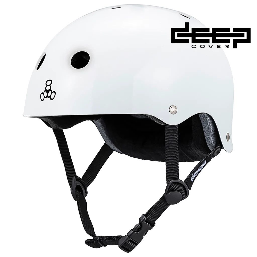 TRIPLE 8 - DEEP COVER - WHITE GLOSSY
