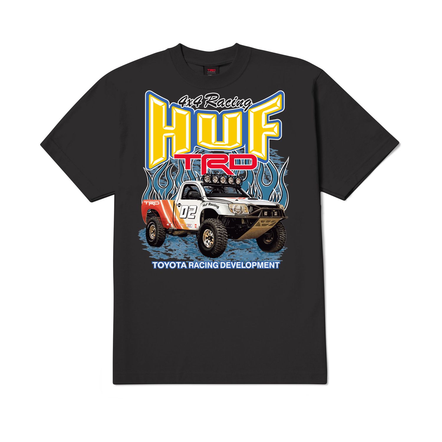 HUF X TRD PIT CREW S/S TEE Black