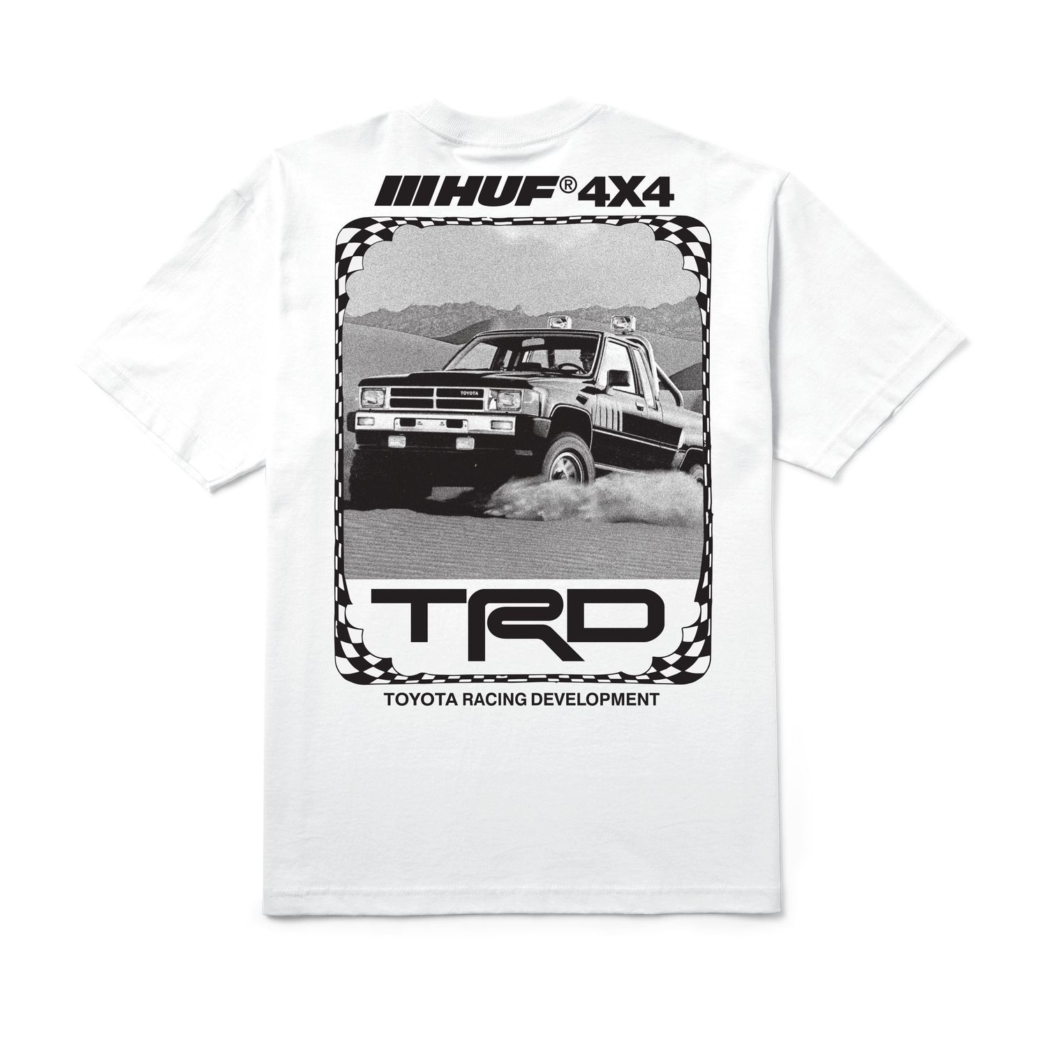 HUF X TRD LONG TRAVEL S/S TEE	WHITE