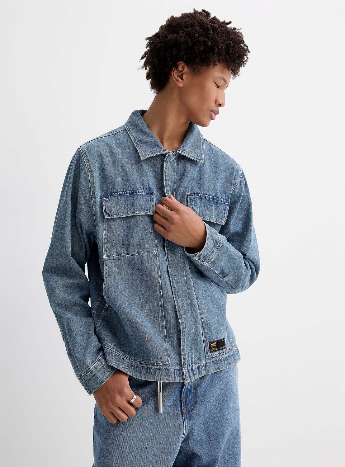McAvoy Denim Station Jacket STONEWASH/BLUE