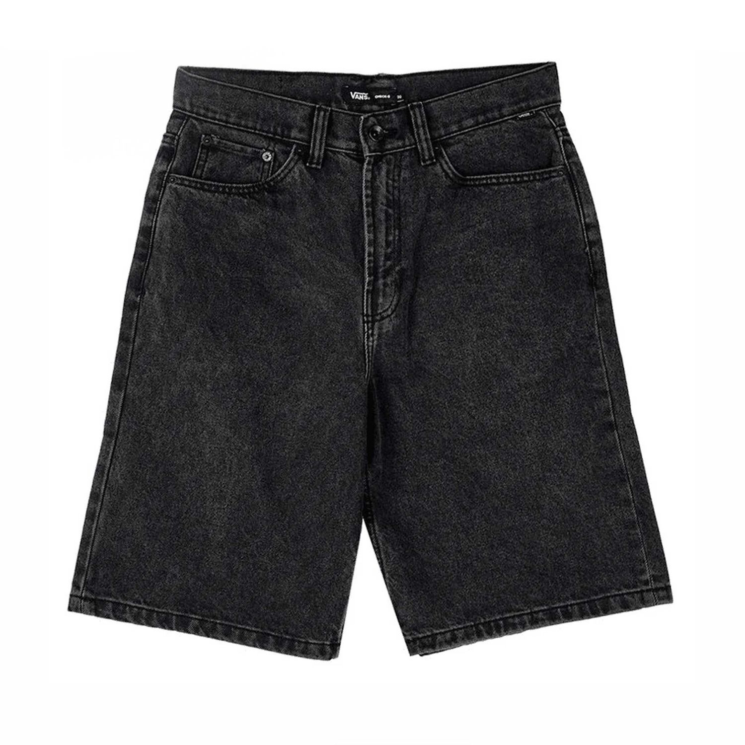 Vans Check 5 Baggy Denim SHORT Washed Black