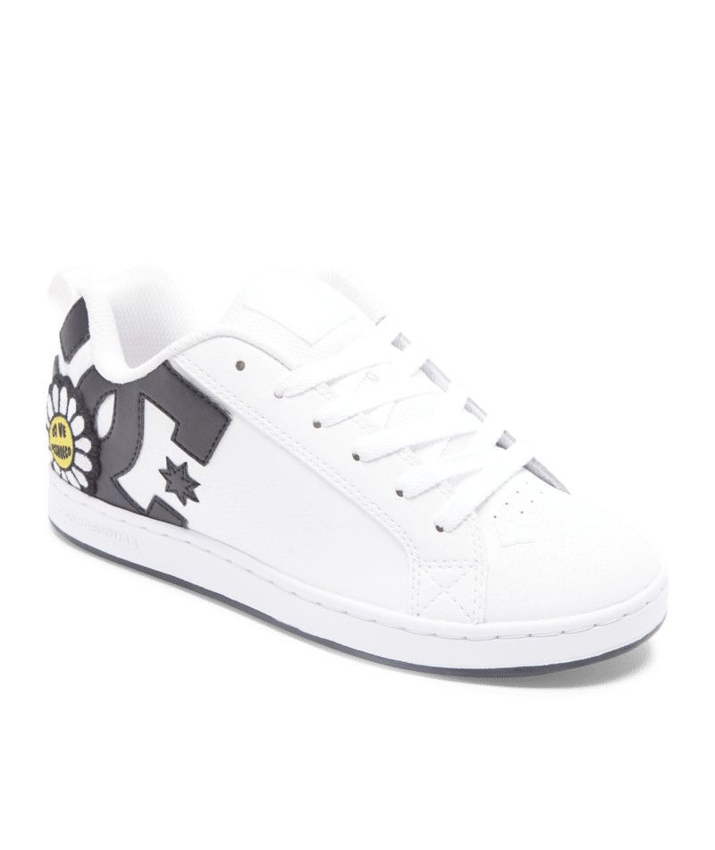  COURT GRAFFIK (WOMENS) WHITE/BLACK/YELLOW TBY
