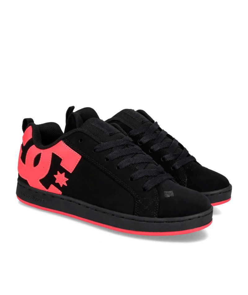 COURT GRAFFIK (WOMENS) BLACK/HOT PINK BHP