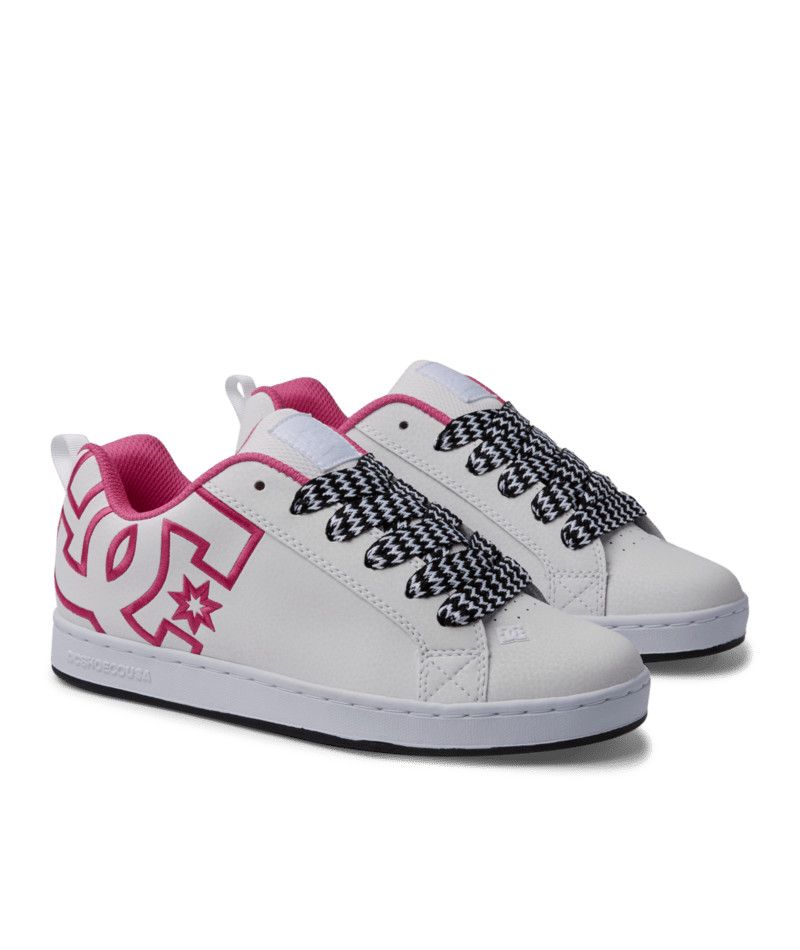 COURT GRAFFIK (WOMENS) WHITE/PINK/BATTLESHIP WNB