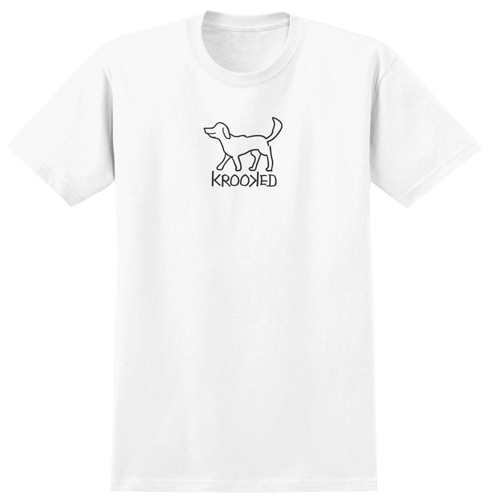 EL PERRO TEE	WHITE W/ BLACK PRINT