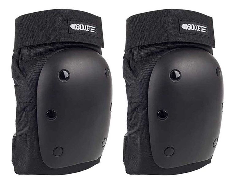 Knee Pads Black (set of 2) Bullet