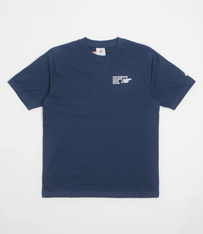 NB# Small Logo Tee Navy