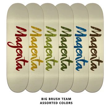 MAGENTA DECK - BIG BRUSH TEAM WOOD  (8.25)