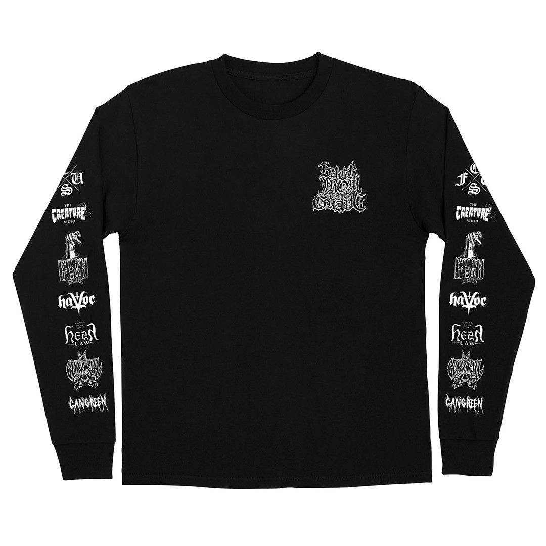 CREATURE L/S T-SHIRT RESURRECTION XX BLACK