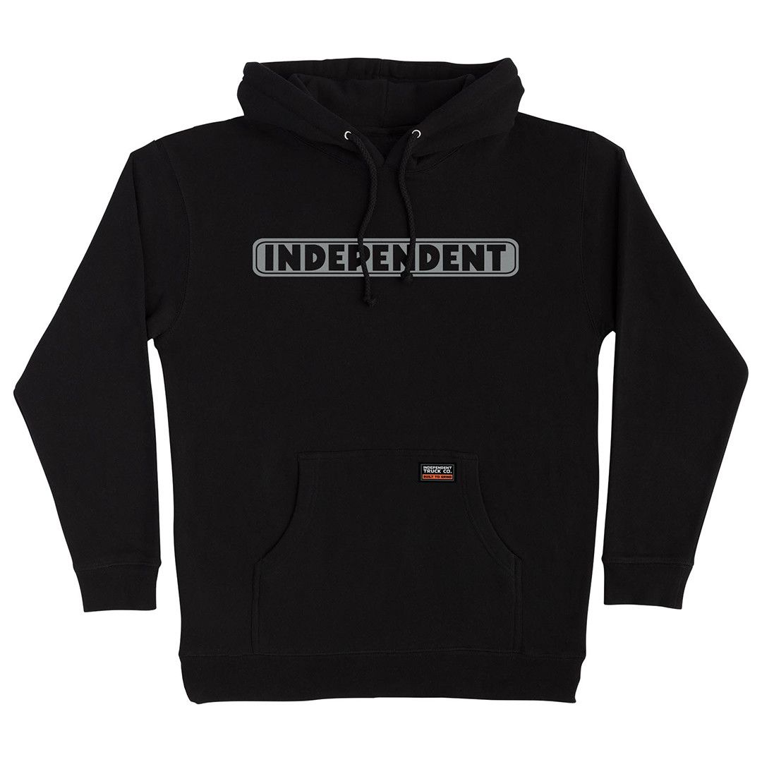 INDY HOOD BAR LOGO REFLECTIVE  BLACK/REFLECTIVE