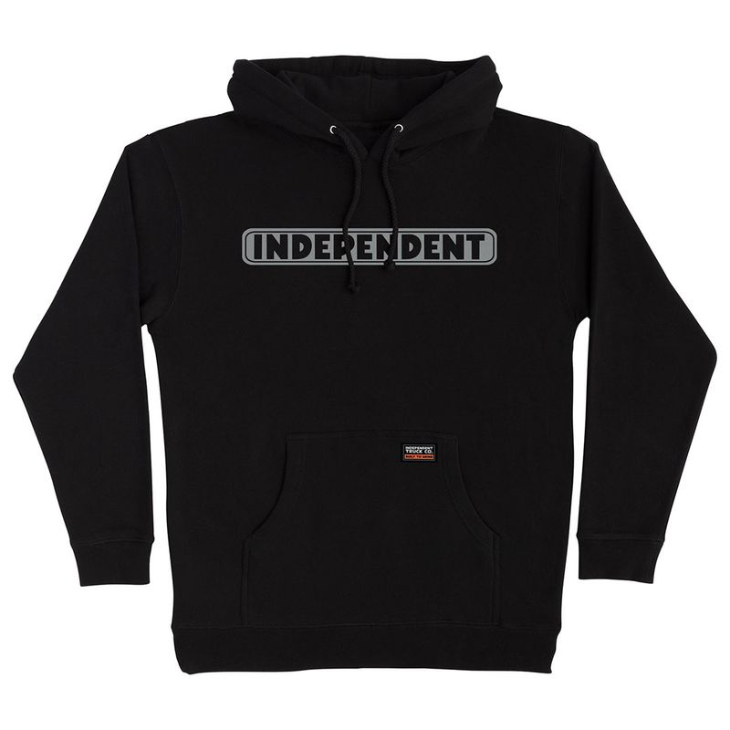 INDY HOOD BAR LOGO REFLECTIVE  BLACK/REFLECTIVE