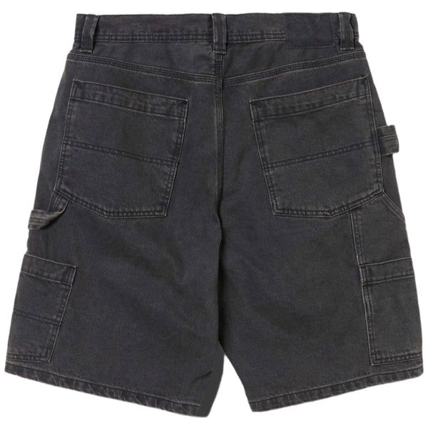 Skate Utility Loose Denim Short Black Denim
