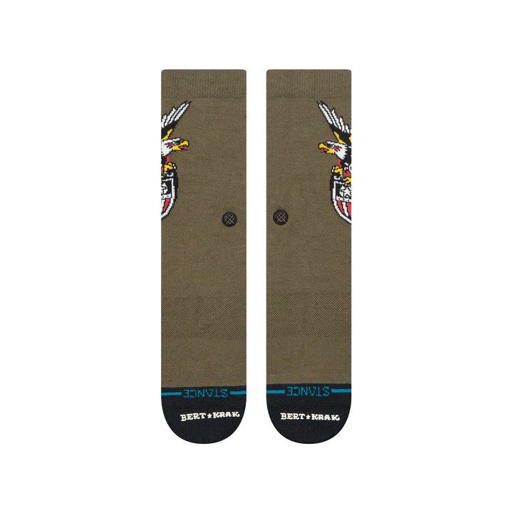 Stance ARPA The Eagle Crew Sock Military Green