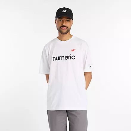 Numeric Linear Logo T-Shirt  White