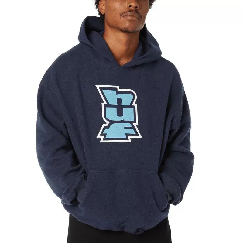 MEGABLAST REVERSE HOODIE	NAVY