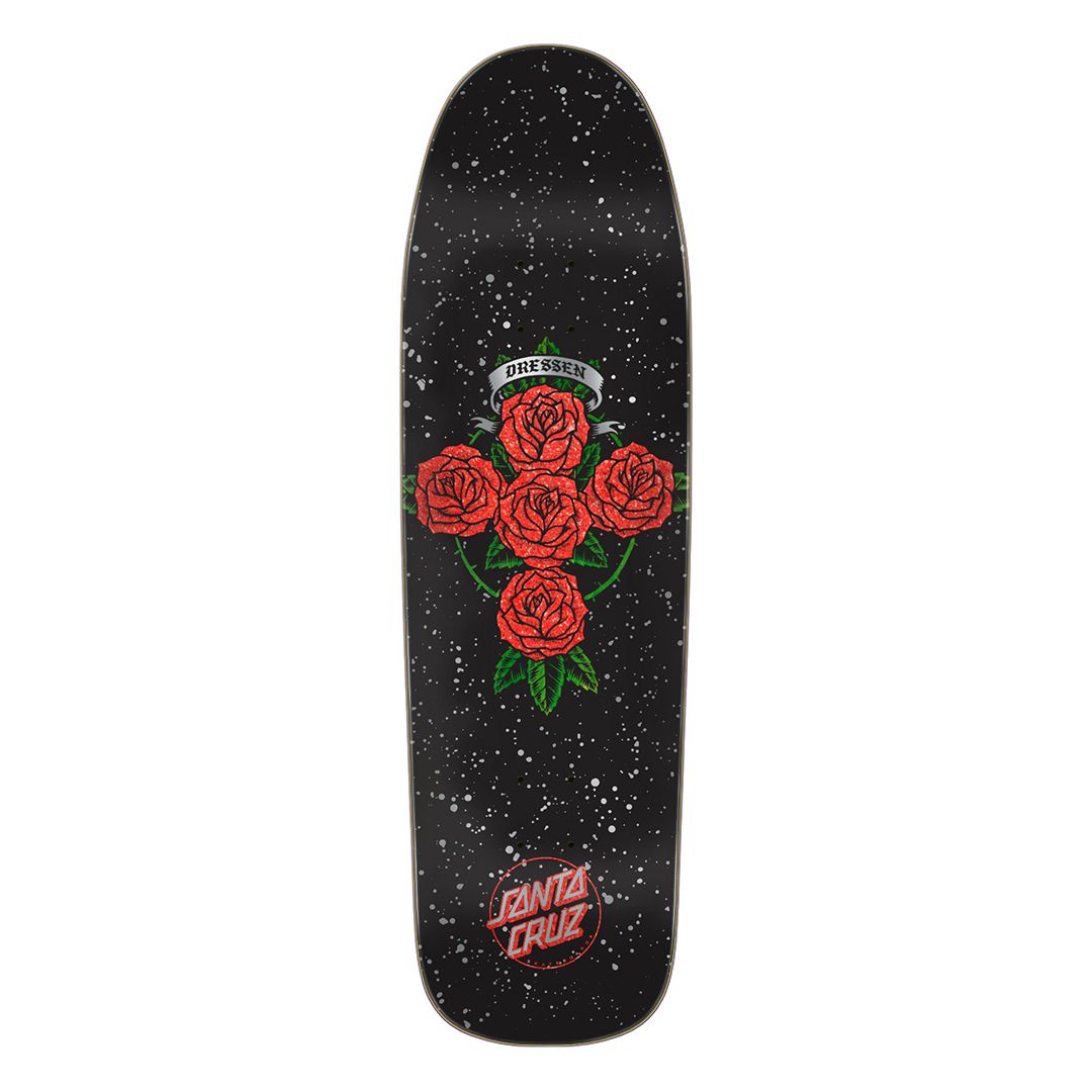 CRUZ SHAPED DECK DRESSEN ROSE CROSS 9.31x32.36 WB 14.5-15"