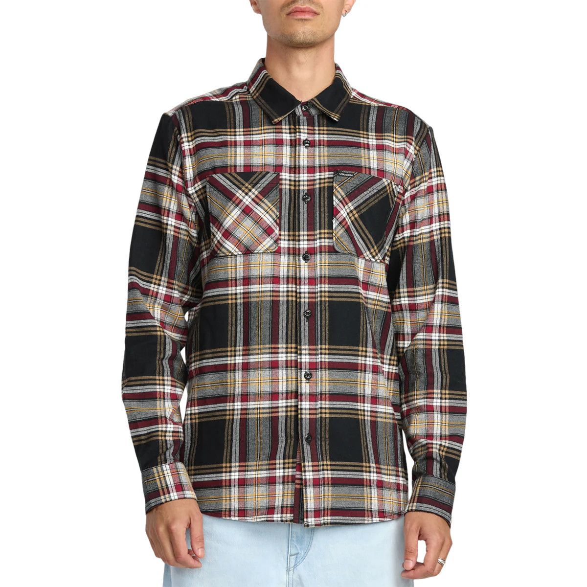 NETASTONE FLANNEL LS AQK ANTIQUE BLACK
