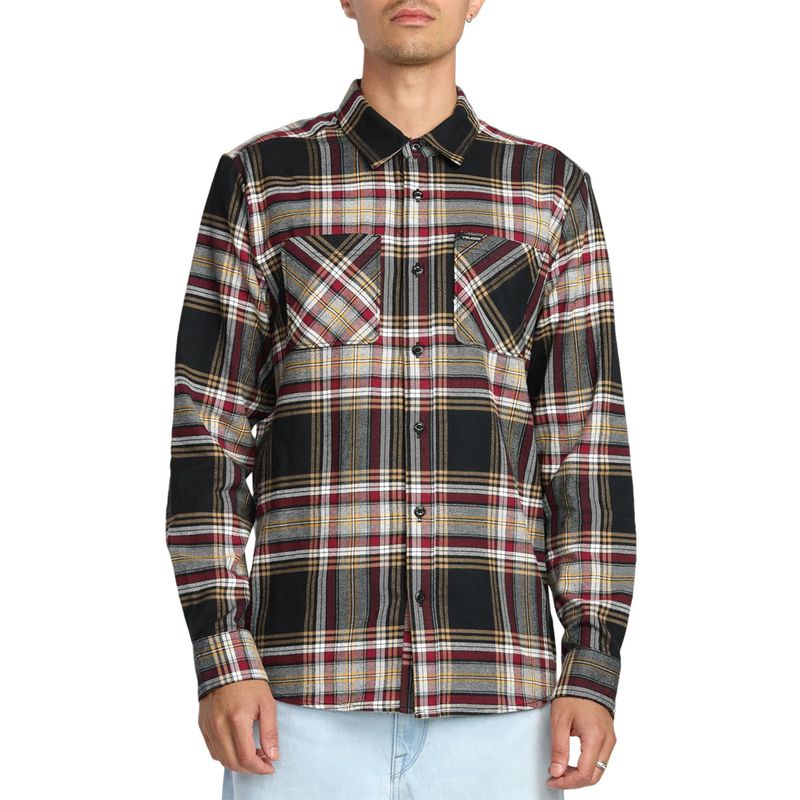 NETASTONE FLANNEL LS AQK ANTIQUE BLACK