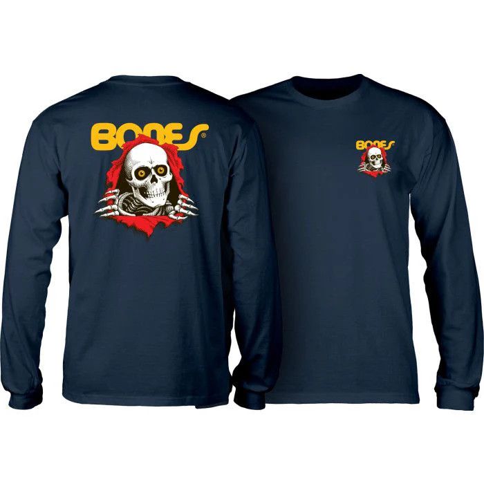 RIPPER L/S TEE Navy