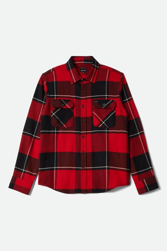 BOWERY FLANNEL - BLACK/ADRENALINE RUSH/OFF WHIT