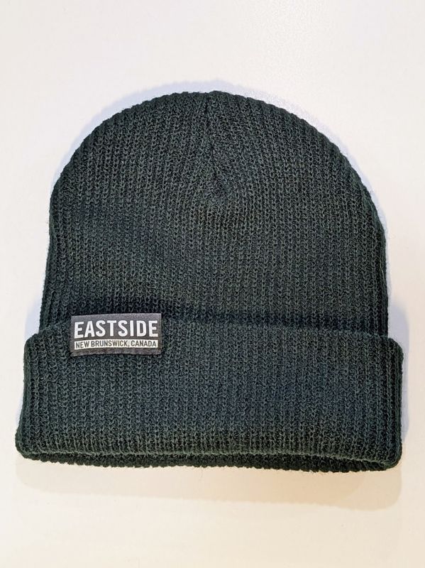 East Side Loose knit Slouchy Clip Beanie Black