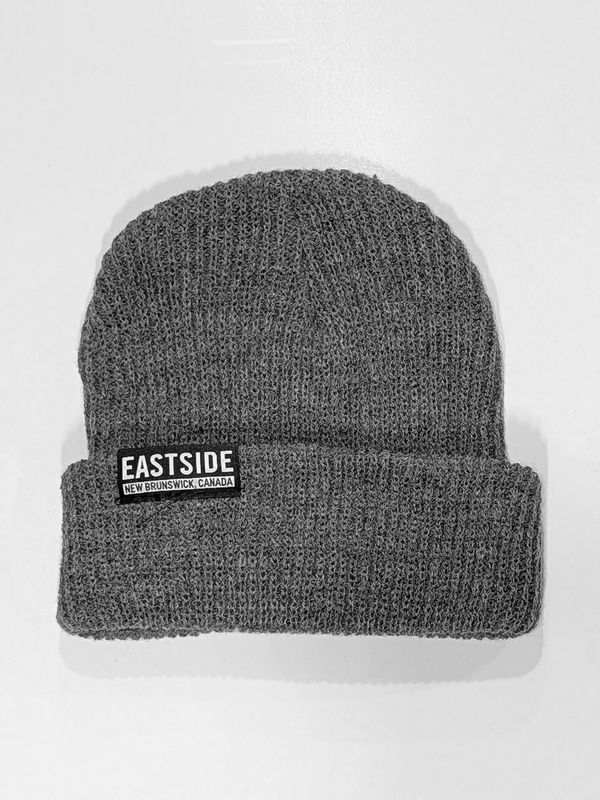 East Side Loose knit Slouchy Clip Beanie Charcoal