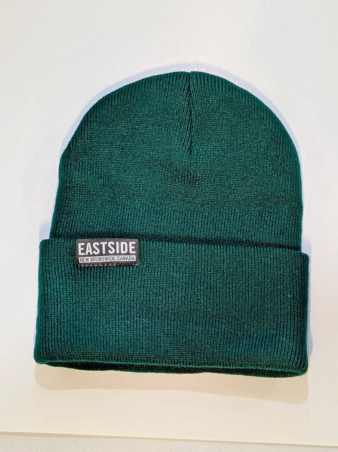 East Side Tight knit Cuff Beanie Forest Green