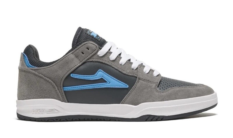 Lakai Telford Low Grey Cyan Suede