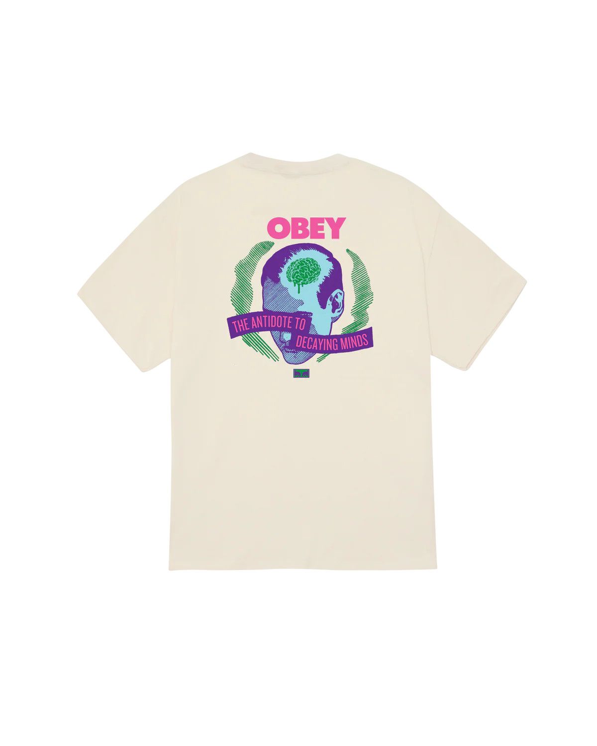 OBEY DECAYING MINDS TEE CREAM