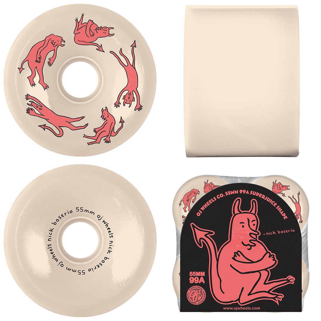 NICK BOSERIO LITTLE DEVILS ORIGINAL MINI SUPER JUICE WHITE 99A 55mm