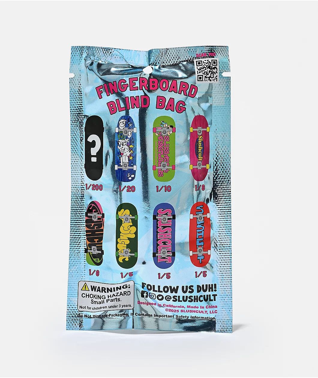 SLUSHCULT FINGERBOARD COMPLETE BLIND BAG GROM RANDOM
