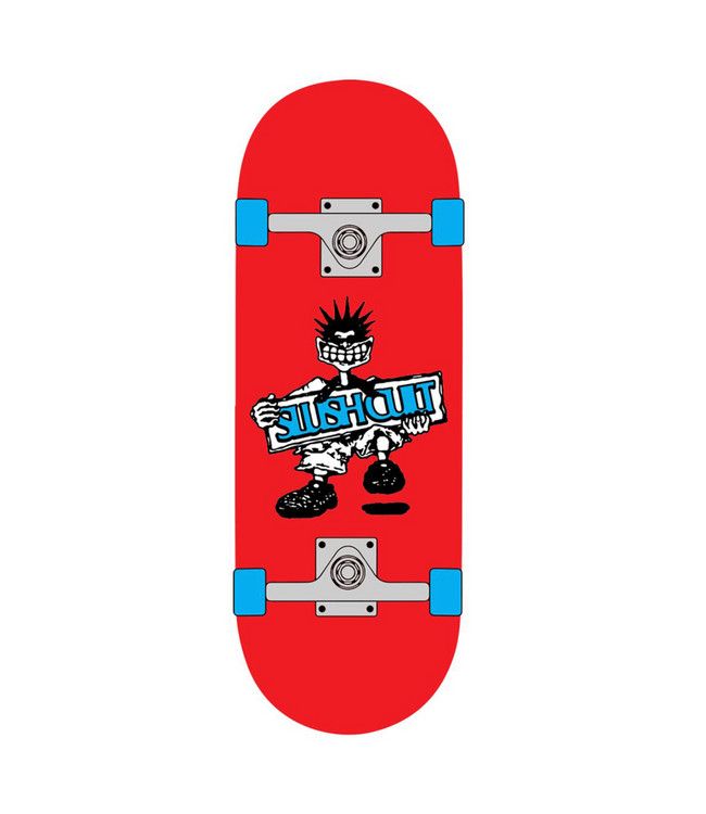 SLUSHCULT FINGERBOARD COMPLETE SPIKED 2 GROM RED