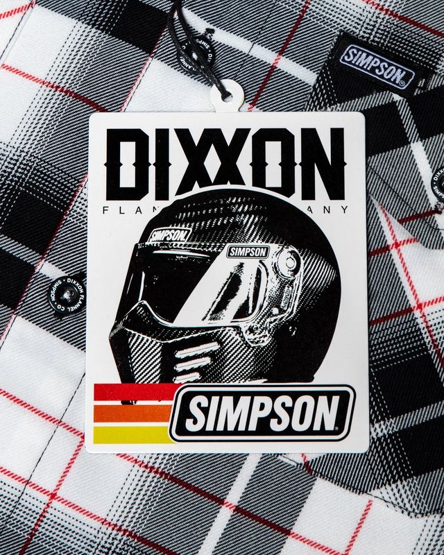 Dixxon Simpson Flannel Black White 