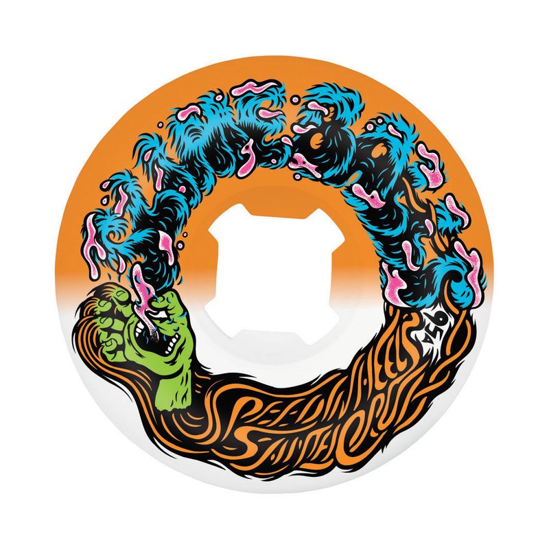 SLIME BALLS WHEELS HAIRBALLS 50-50 WHT ORN 95A 56mm