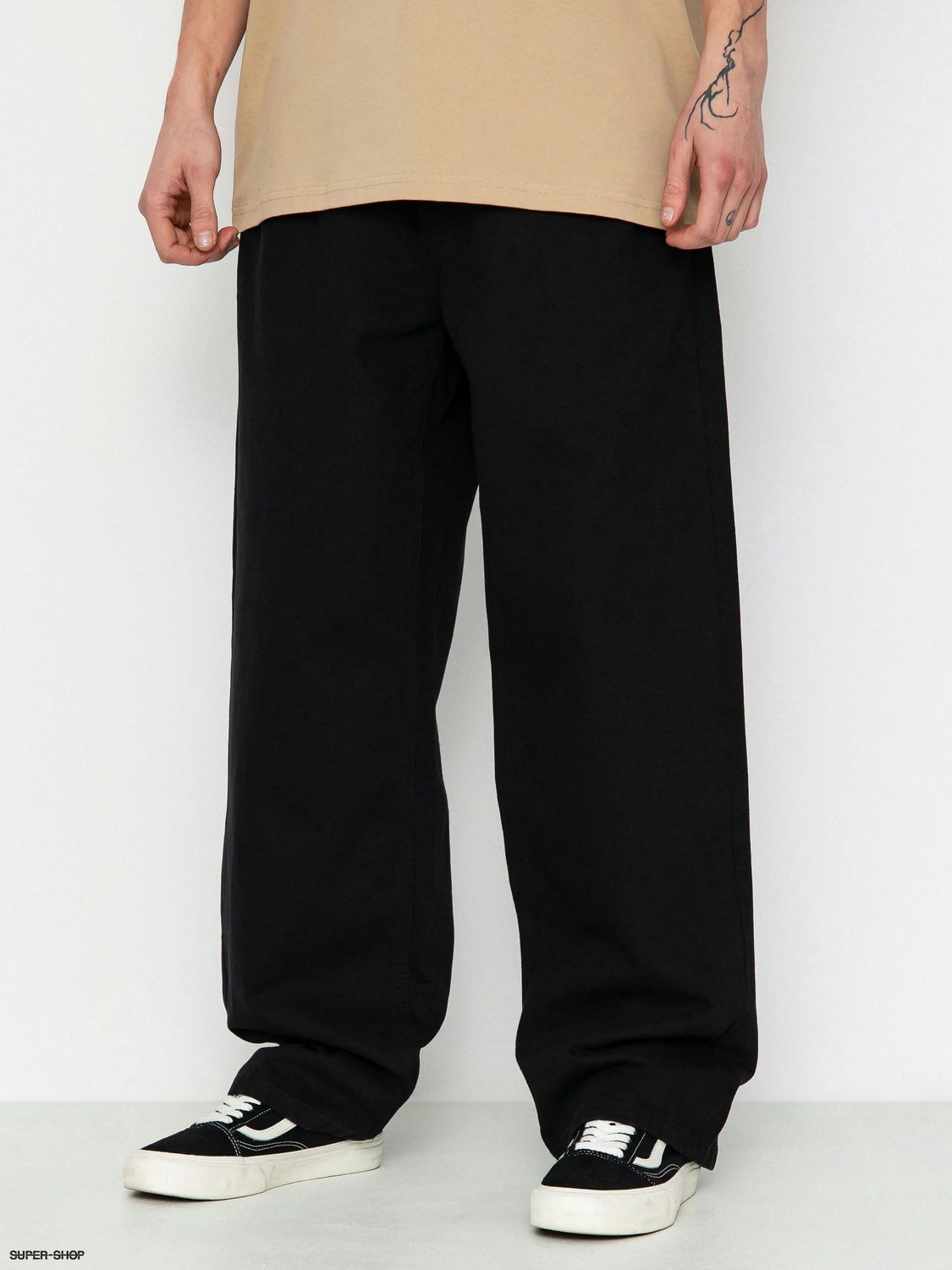Check-5 Baggy Denim Pant Black