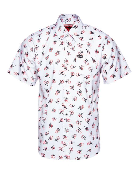 Dixxon THE LARRY PARTY SHIRT SHORT SLEEVE BUTTON UP